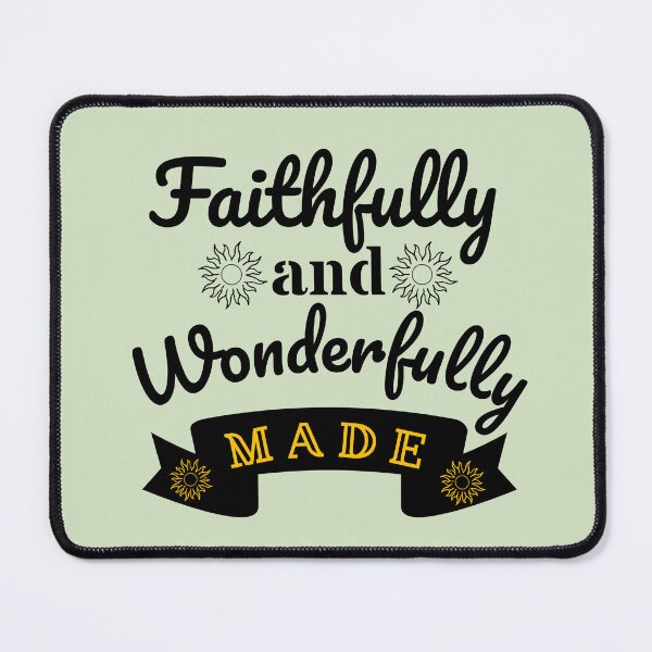 Item preview, Faithfully and Wonderfully Made, Christian Women, For Her, Trendy Christian Design, Christian Faith Based Design designed and sold by mattlee20.