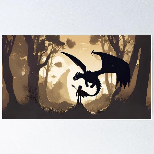 How to Train Your Dragon: Movie Poster Mural - Officially Licensed