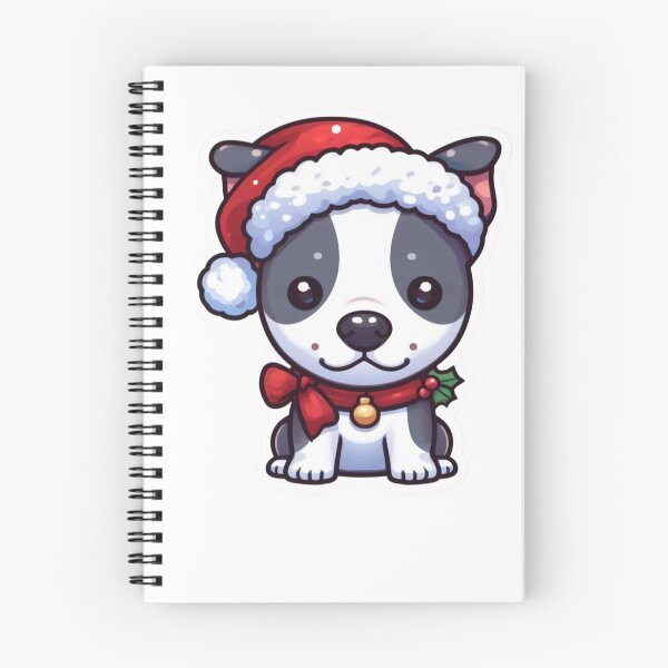 Item preview, Chiby American Staffordshire Terrier in Christmas designed and sold by City0fDreams.