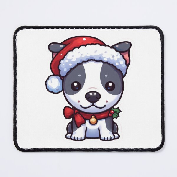 Item preview, Chiby American Staffordshire Terrier in Christmas designed and sold by City0fDreams.