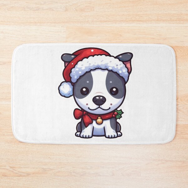 Item preview, Chiby American Staffordshire Terrier in Christmas designed and sold by City0fDreams.