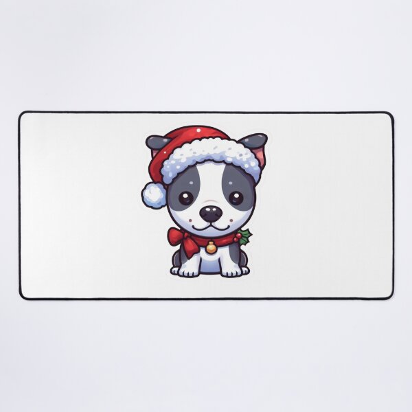 Item preview, Chiby American Staffordshire Terrier in Christmas designed and sold by City0fDreams.