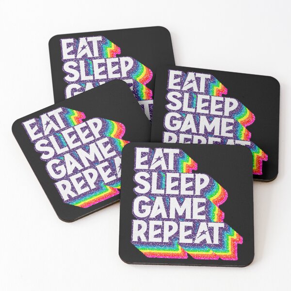 Artikelvorschau, Eat Sleep „GAME“ wiederholen entworfen und verkauft von savasanaqueen.