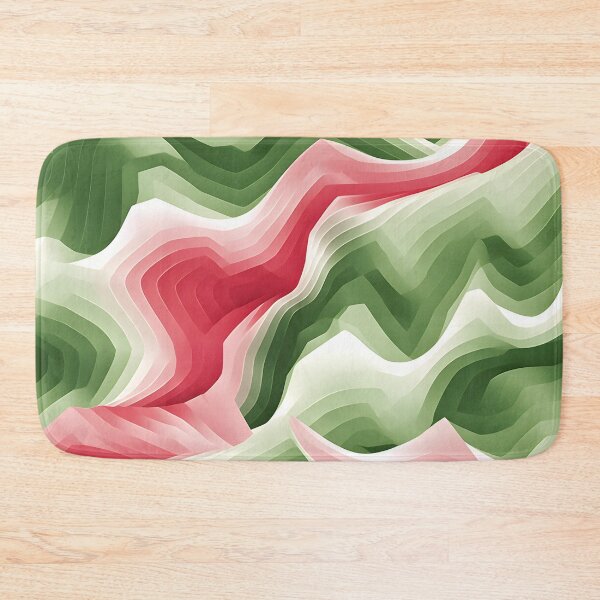 Item preview, Flowing Green and Rose Tides designed and sold by VectorPlace.