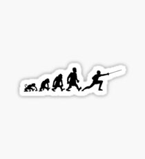 fencing escrime darwin evolution Sticker