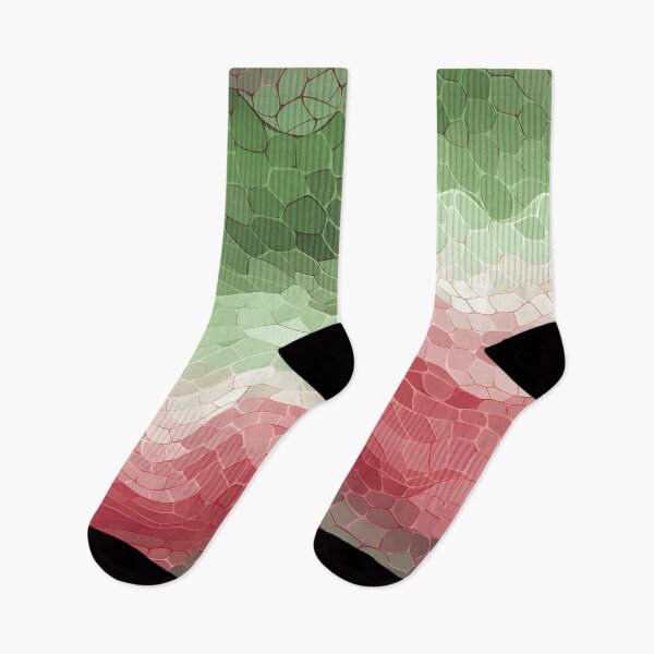 Item preview, Rose and Green Mosaic Waves designed and sold by VectorPlace.