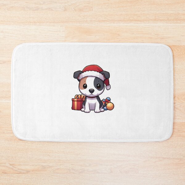 Item preview, Chiby American Staffordshire Terrier in Christmas designed and sold by City0fDreams.