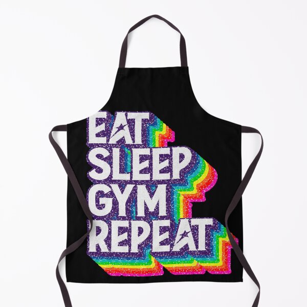 Item preview, Eat Sleep "GYM" Repeat designed and sold by savasanaqueen.