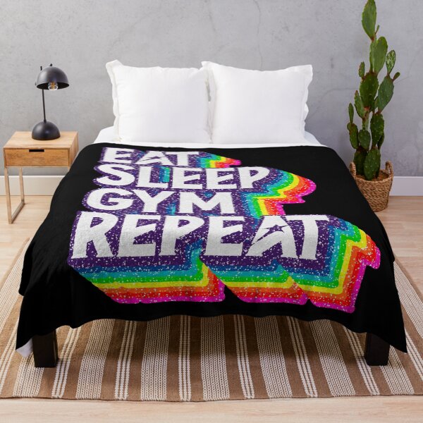 Item preview, Eat Sleep "GYM" Repeat designed and sold by savasanaqueen.