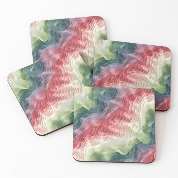 Item preview, Rhythmic Rose and Seafoam Swirls designed and sold by VectorPlace.