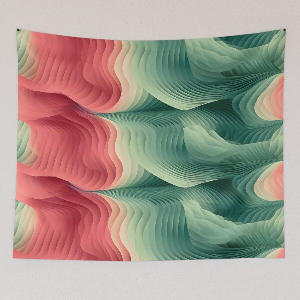 Item preview, Coral Reef Currents designed and sold by VectorPlace.