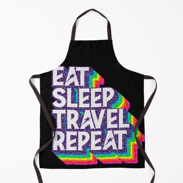 Item preview, Eat Sleep "TRAVEL" Repeat designed and sold by savasanaqueen.