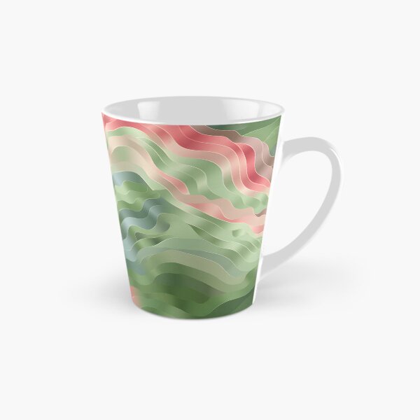 Item preview, Abstract Seafoam and Blush Waves designed and sold by VectorPlace.
