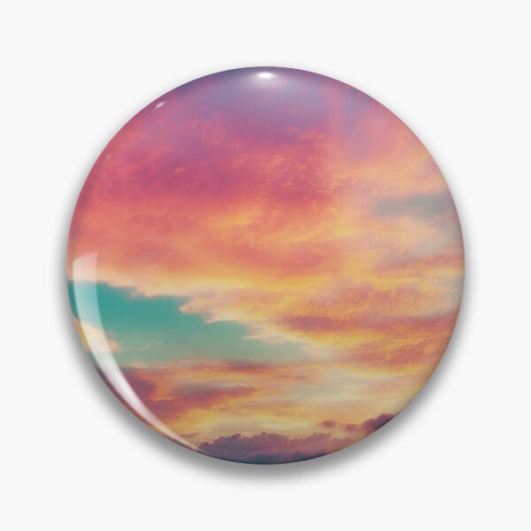 Item preview, Landscape with a colorful neon clouds designed and sold by Evolvity.