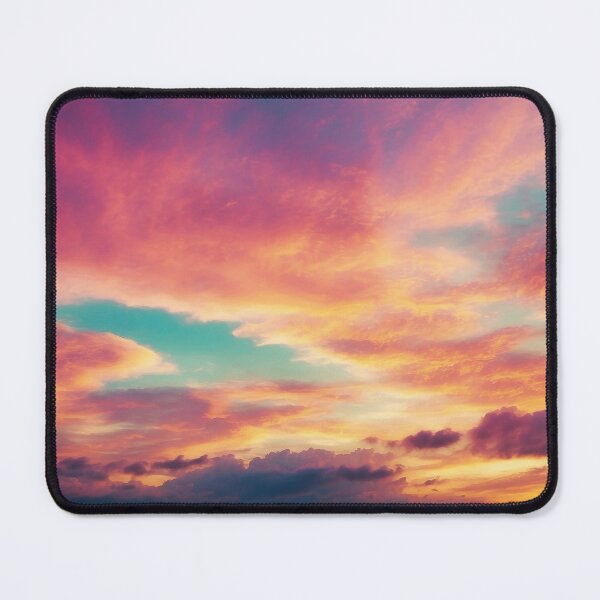 Item preview, Landscape with a colorful neon clouds designed and sold by Evolvity.
