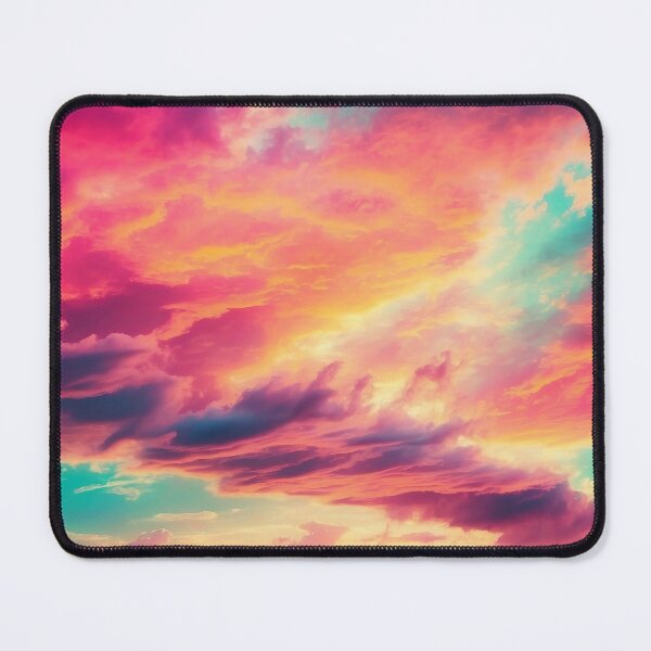 Item preview, Sky full of neon colored clouds designed and sold by Evolvity.