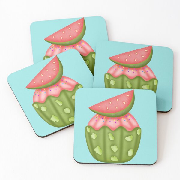 Item preview, Cute watermelon cupcake.  designed and sold by Onanong2531.