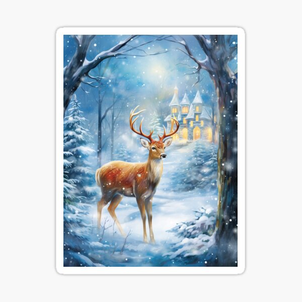 Item preview, Deer In Fairy Garden designed and sold by ErdmanBerge.