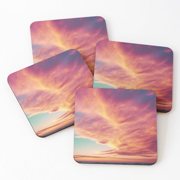 Item preview, Soft pink and purple clouds on a calm sky designed and sold by Evolvity.