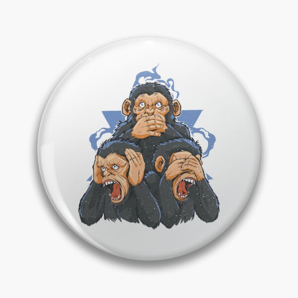 Item preview, Three Wise Monkeys | Three monkeys designed and sold by DerSenat.
