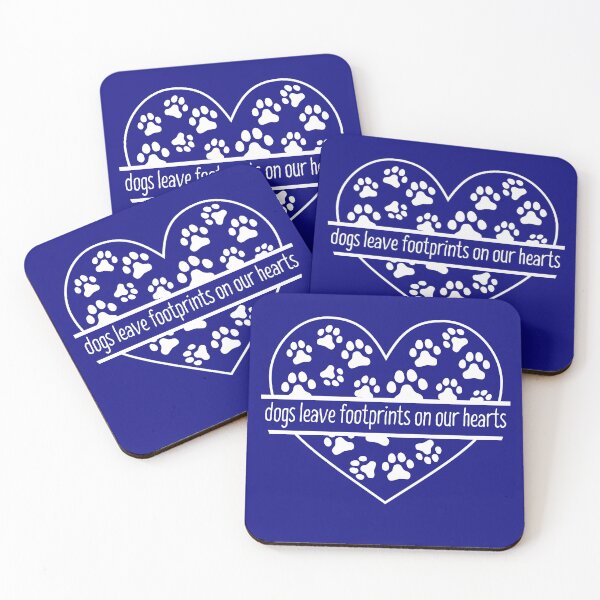 Item preview, Dogs leave footprints on our hearts designed and sold by LDisme.