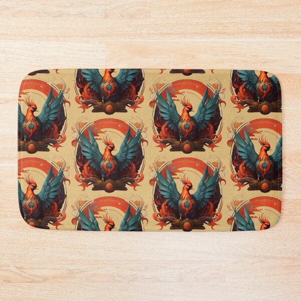 Item preview, "Rising Flames: Phoenix Mythology Illustration" designed and sold by ArtistKunal123.