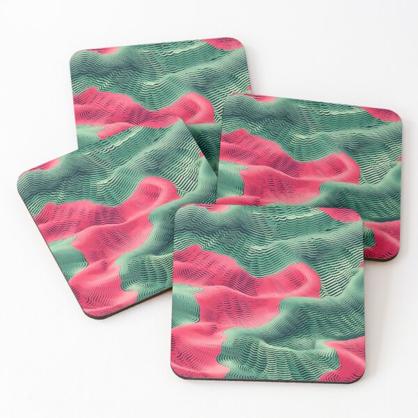 Item preview, Rippling Tide of Ruby and Jade designed and sold by VectorPlace.