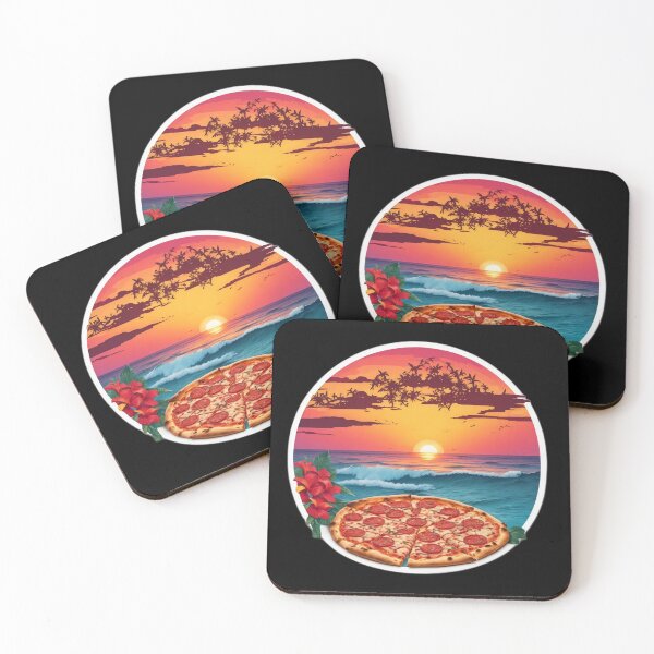 Item preview, Tasty Pizza on The Beach - Hawaii Pizza Lovers designed and sold by NautiChic.