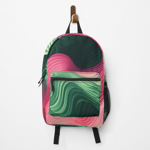 Item preview, Verdant and Rose Wave Illusion designed and sold by VectorPlace.