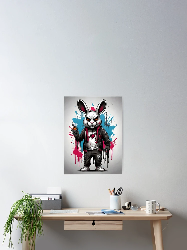 Thumbnail 2 of 3, Poster, Dead Rabbit designed and sold by PIXEL31.