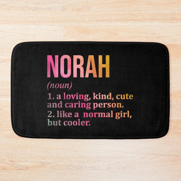 Item preview, Norah Name Definition in Watercolor designed and sold by XCIV.