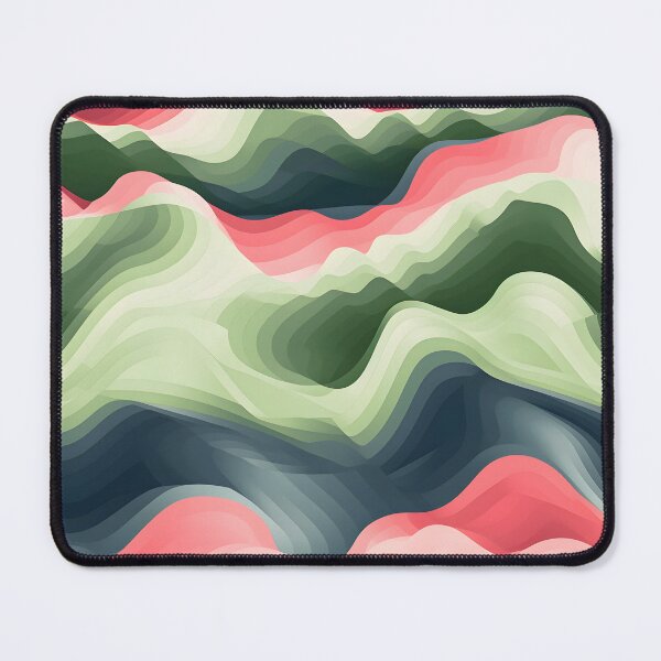 Item preview, Satin Ripples of Crimson and Emerald designed and sold by VectorPlace.