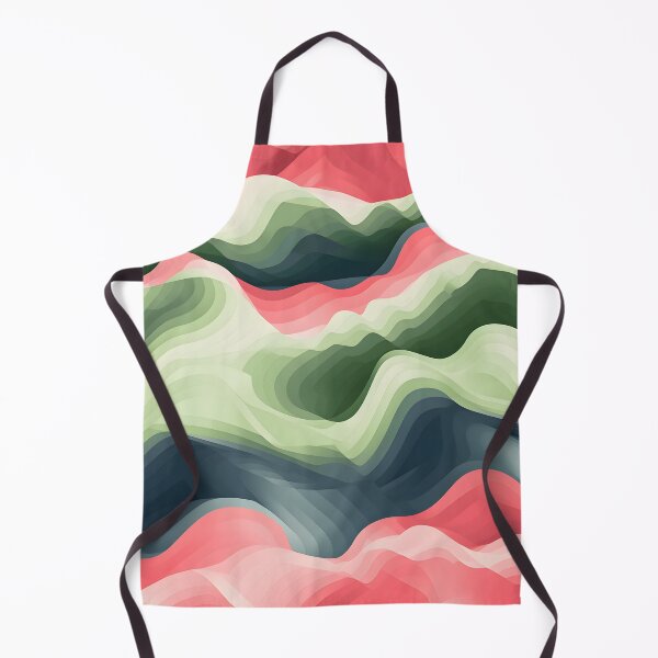 Item preview, Satin Ripples of Crimson and Emerald designed and sold by VectorPlace.