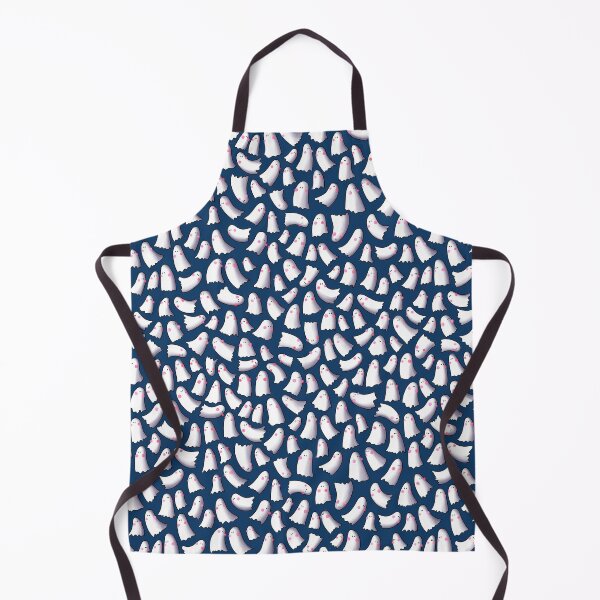 Item preview, Cute Ghosts - Night blue background designed and sold by laureH.