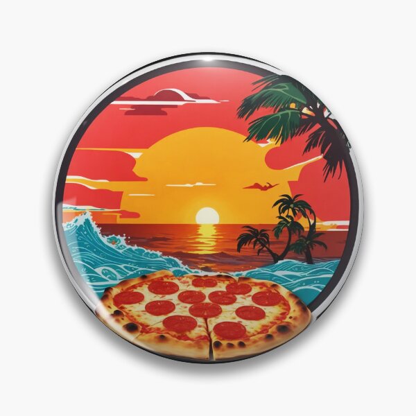 Item preview, Neapolitan Pizza on The Beach - Hawaii Pizza Lovers designed and sold by NautiChic.