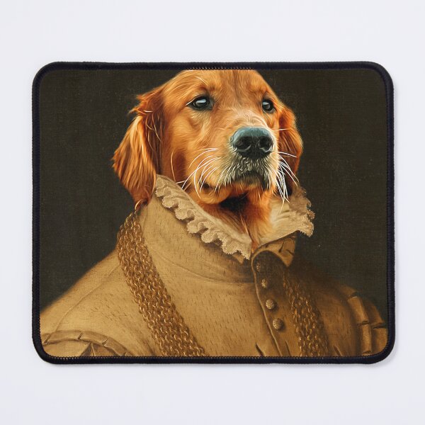 Item preview, Golden Retriever Renaissance Portrait_Dog Painting designed and sold by TeraiNB.
