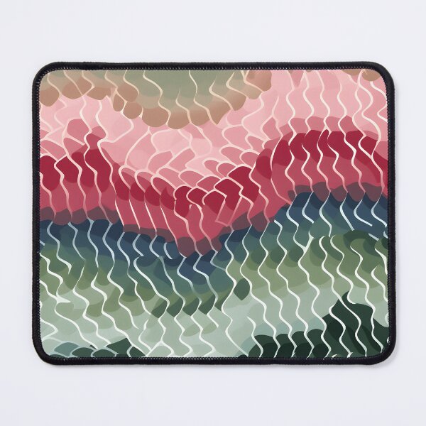 Item preview, Crimson Crests and Emerald Troughs designed and sold by VectorPlace.