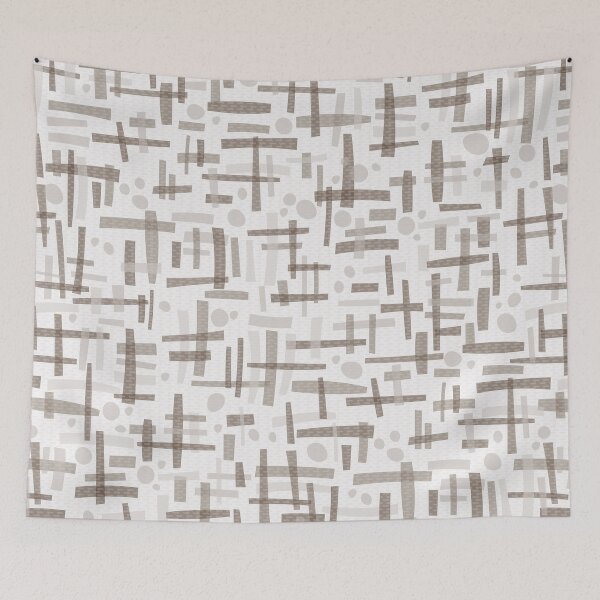 Item preview, Taupe cool neutral geometric organic shapes designed and sold by FrancesPoff.