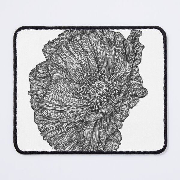 Item preview, Floral pen drawing designed and sold by Monsterted28.