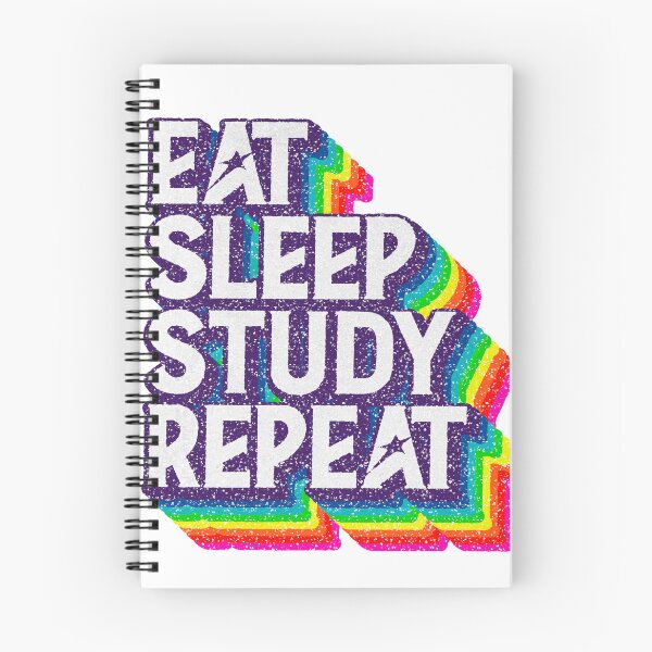 Item preview, Eat Sleep "STUDY" Repeat designed and sold by savasanaqueen.