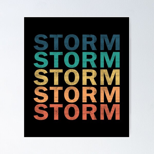 Item preview, Storm Name - Storm Vintage Retro Proud Name designed and sold by LeonorBialasz.