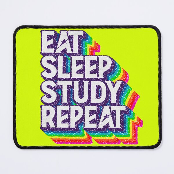 Item preview, Eat Sleep "STUDY" Repeat designed and sold by savasanaqueen.