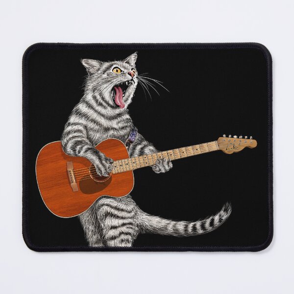 Item preview, Buskers the Acoustic Guitar Cat  designed and sold by oz10.