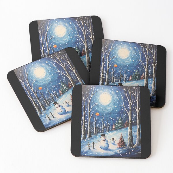 Item preview, Snowmen With Snowflakes designed and sold by TorpStore.