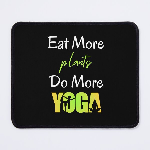 Item preview, Eat more plants, do more yoga designed and sold by dooddles.