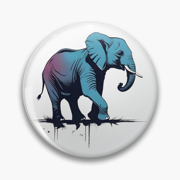 Item preview, "Majestic Elephant: Graceful Illustration" designed and sold by ArtistKunal123.