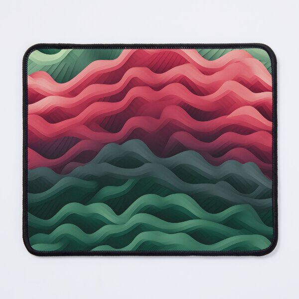 Item preview, Abstract Tricolor Wavy Pattern designed and sold by VectorPlace.