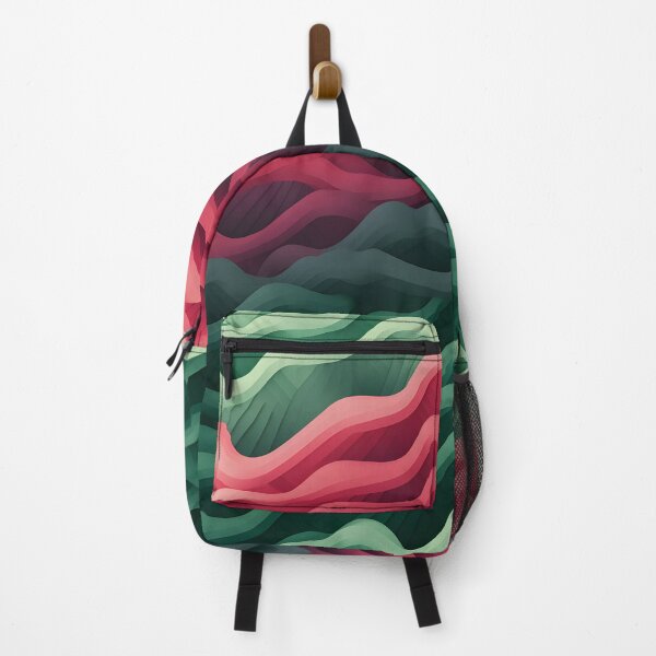 Item preview, Abstract Tricolor Wavy Pattern designed and sold by VectorPlace.