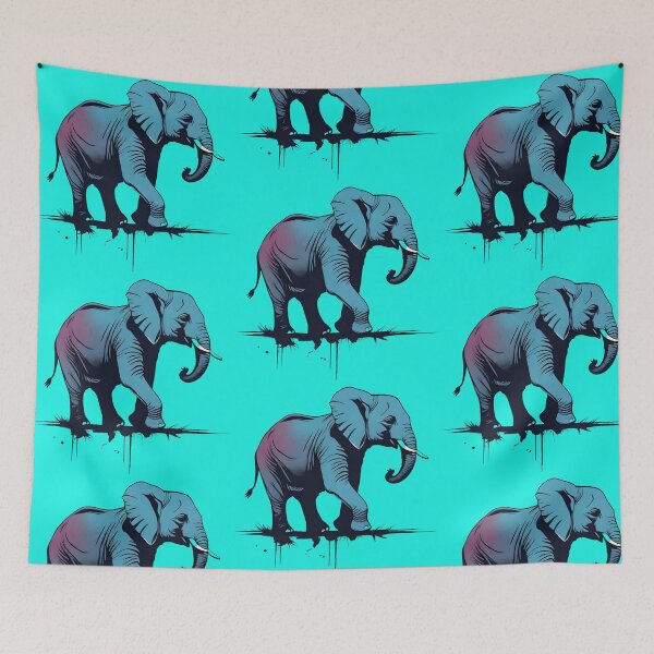 Item preview, "Majestic Elephant: Graceful Illustration" designed and sold by ArtistKunal123.