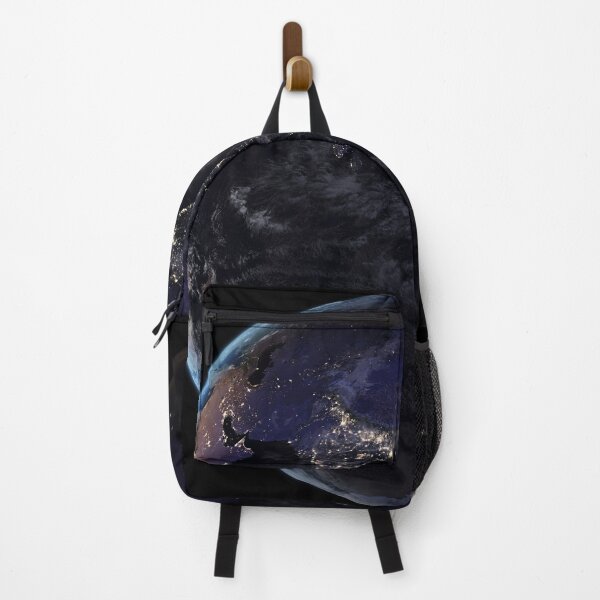 Item preview, STK204758S-Full Earth showing city lights of Asia at night. designed and sold by StocktrekImages.